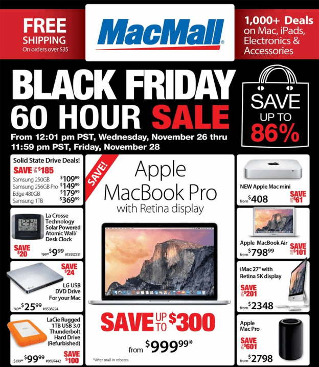 photo of GET READY APPLE FANS: MacMall reveals big Black Friday sale with huge savings on Apple gear! image