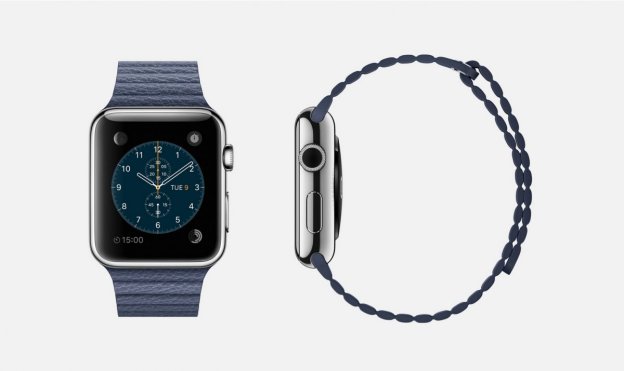 bright-blue-leather-316l-stainless-steel-apple-watch-42mm-case-only-with-bright-blue-leather-loop-band-magnetic-closure-sapphire-crystal-retina-display-and-ceramic-back