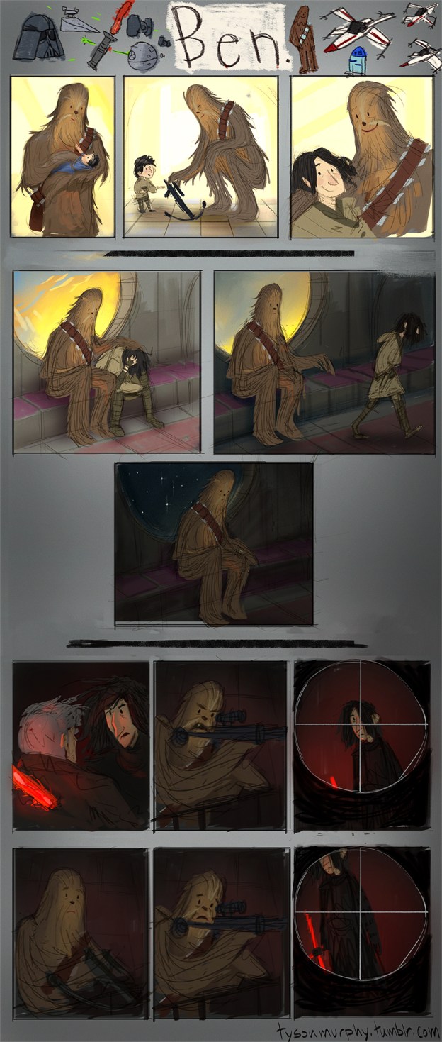 [Spoilers] Star Wars El despertar de la fuerza Chewbacca-kylo-ren-relationship