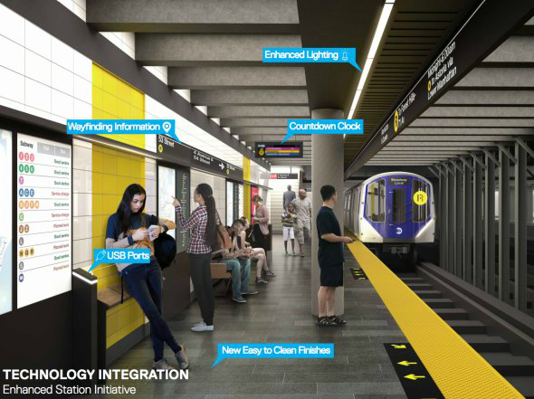 Tàu điện ngầm New York sẽ được lướt web, sạc pin miễn phí - Ảnh 2