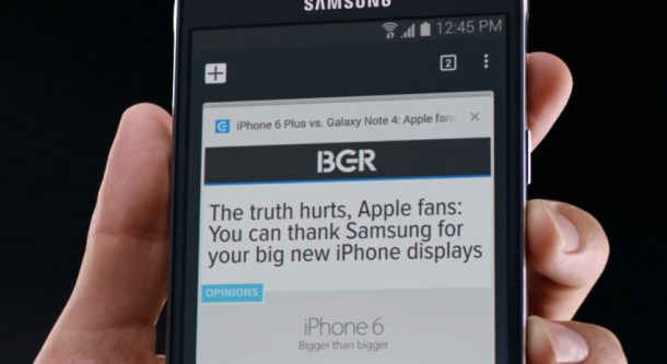 %name VIDEO: Samsung mocks Apple (with BGRs help?!) in new iPhone 6 attack ad by Authcom, Nova Scotia\s Internet and Computing Solutions Provider in Kentville, Annapolis Valley