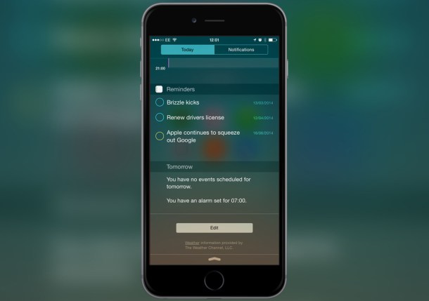 %name AWESOME: The 10 best iPhone apps with iOS 8 Notification Center widgets by Authcom, Nova Scotia\s Internet and Computing Solutions Provider in Kentville, Annapolis Valley