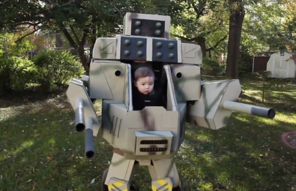 %name 2014’s best Halloween costume: A huge MechWarrior suit one dad built for his 6 month old kid by Authcom, Nova Scotia\s Internet and Computing Solutions Provider in Kentville, Annapolis Valley