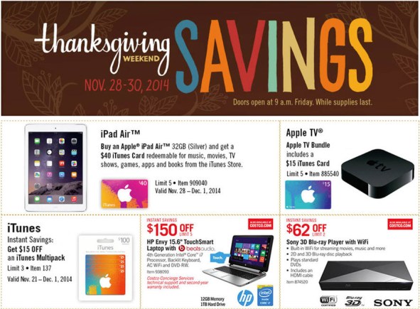 %name Here is everything on sale at Costco for Black Friday by Authcom, Nova Scotia\s Internet and Computing Solutions Provider in Kentville, Annapolis Valley