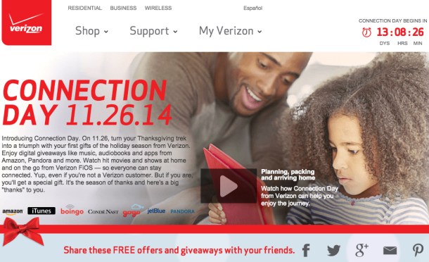 %name Verizon has some great free offers in store ahead of Black Friday by Authcom, Nova Scotia\s Internet and Computing Solutions Provider in Kentville, Annapolis Valley